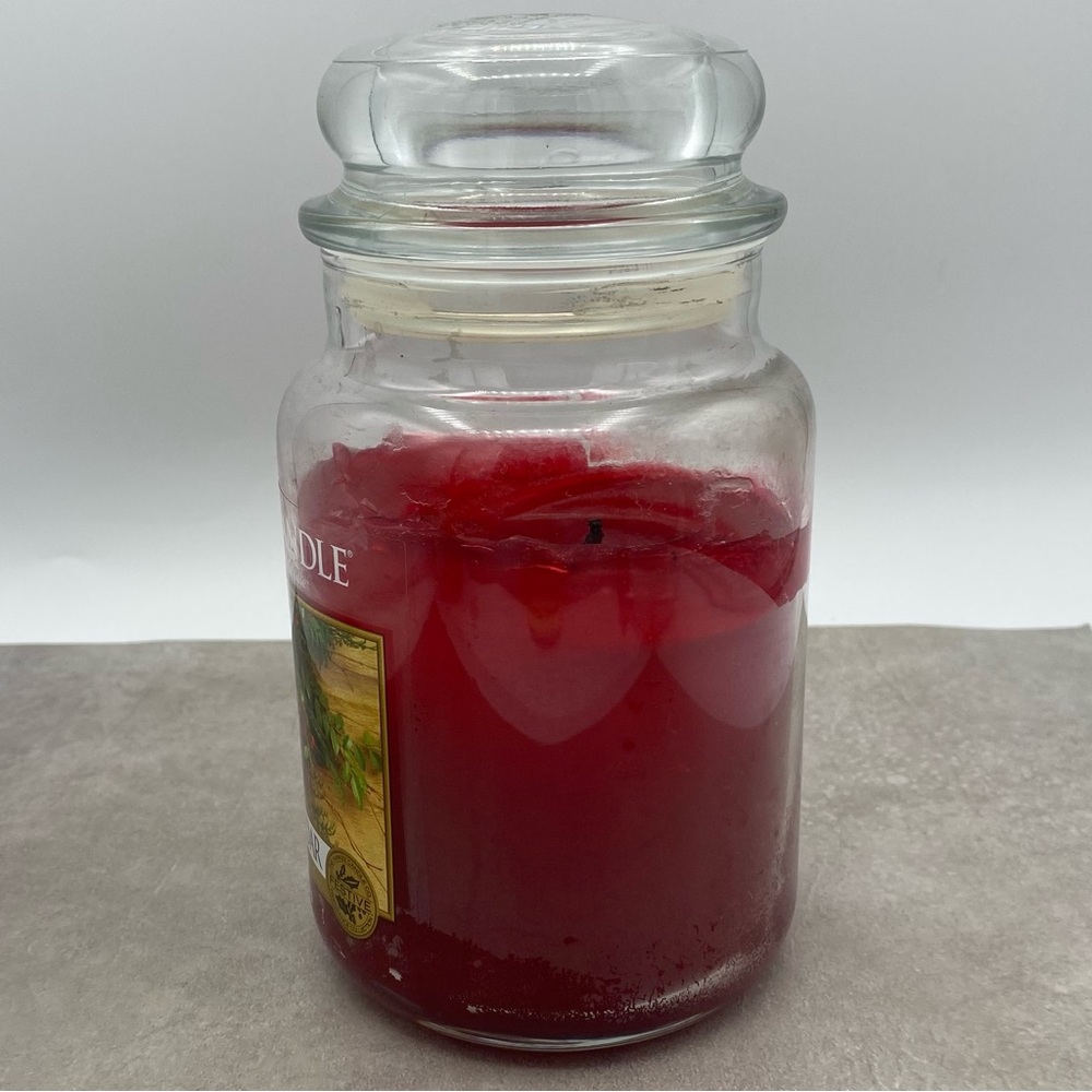 Yankee Candle Red Berry And Cedar 22 Oz Holiday Christmas Partially Used - Picture 4 of 9